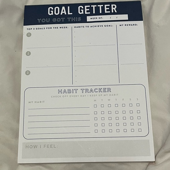 Goal Getter habit tracker 3 for 30$ - Picture 1 of 4